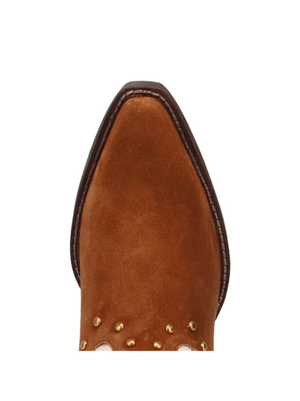 Dingo Ladies Rodeo Queen Suede/ Hair On Brown Booties DI2222-BN - Picture 5 of 7